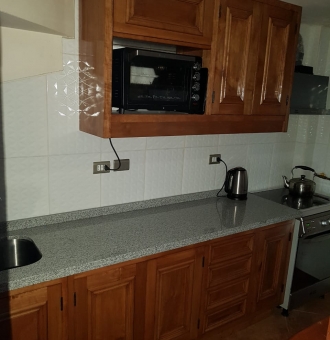Código: COCINA<br>COCINA MADERA CUBIERTA GRANITO GRIS MARA